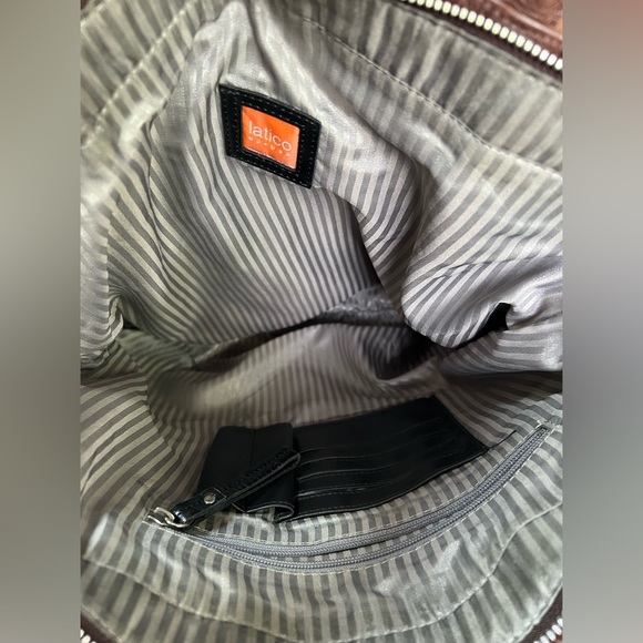 Latico Rich Brown Leather Tote - Picture 4 of 8